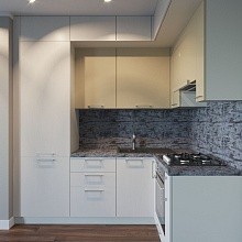 Угловая кухня "Престиж" со встроенным холодильником, фото 4